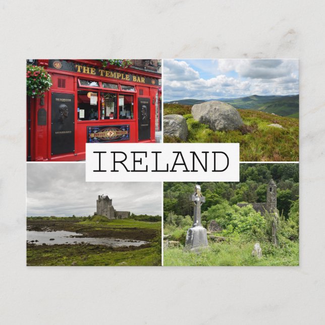 Irland Landschaften sammeln Postkarte (Vorderseite)