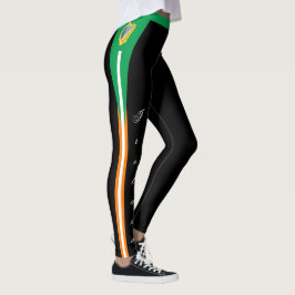 Irland Leggings, patriotisch, irische Flagge Leggings