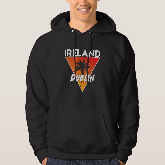 Irland mit sonnigen Farben Hoodie (Vorderseite)