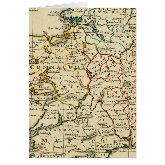 Irland mit umrissenen Grenzen (Vorne)