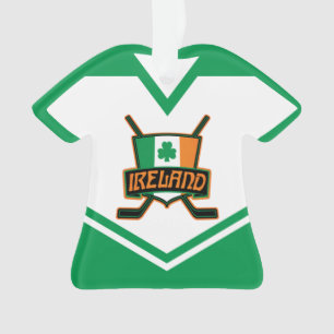 Irland Name & Number Jersey Logo Ornament