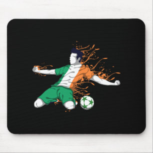 Irland Nationalfußball - Irische Flagge Fußball Li Mousepad