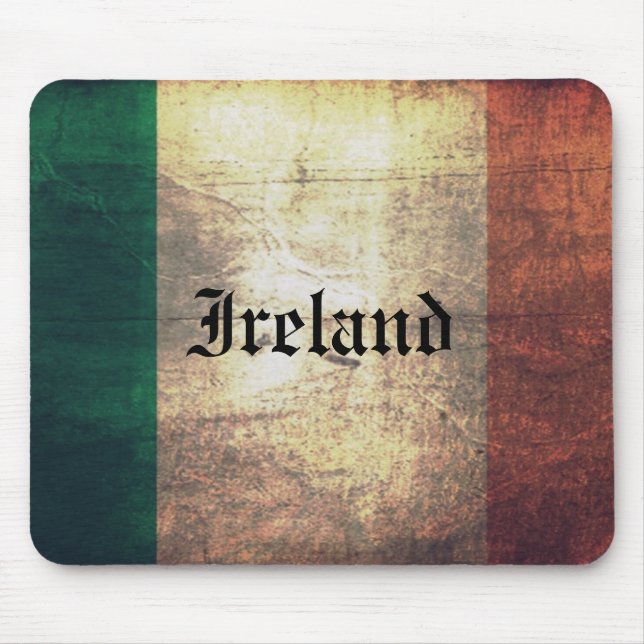Irland Notflagge Mousepad (Vorne)
