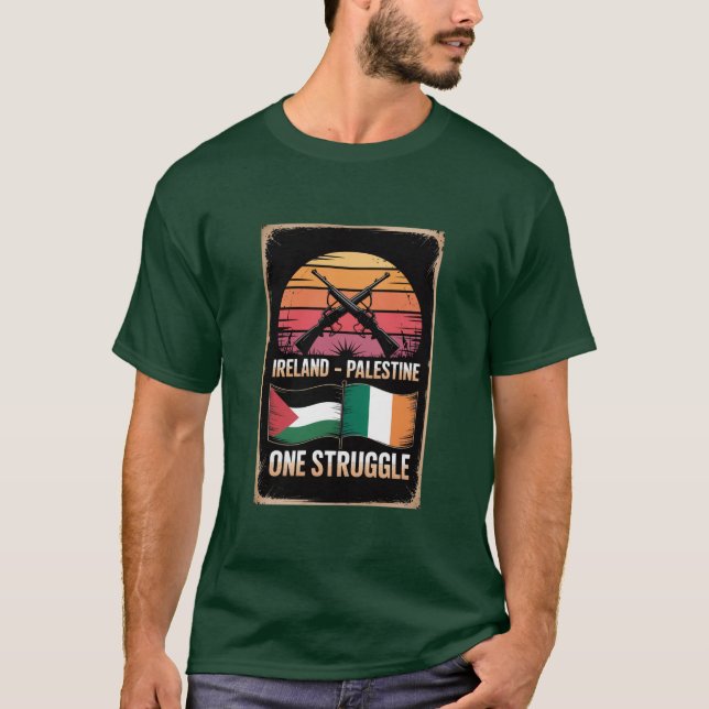 Irland Palästina Einheit Saint Patrick's Tee (Vorderseite)