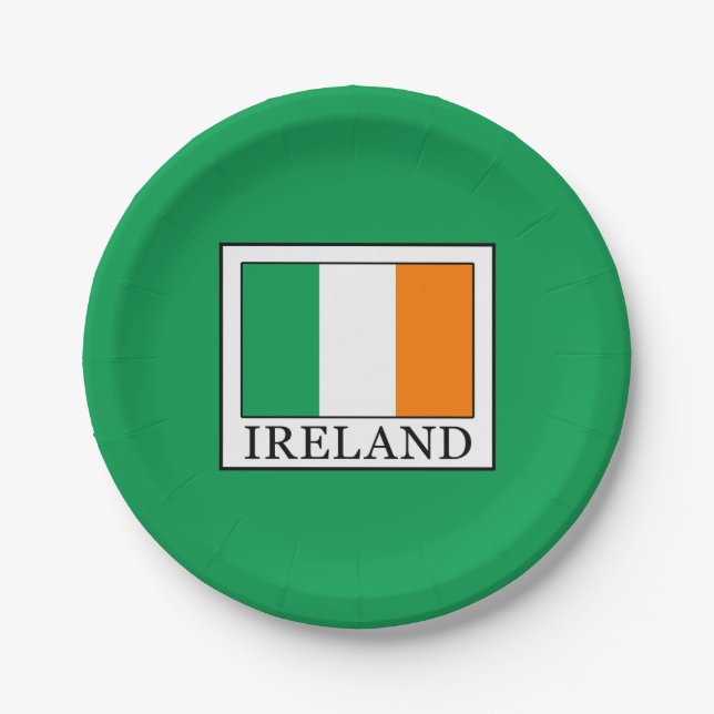 Irland Pappteller (Vorderseite)
