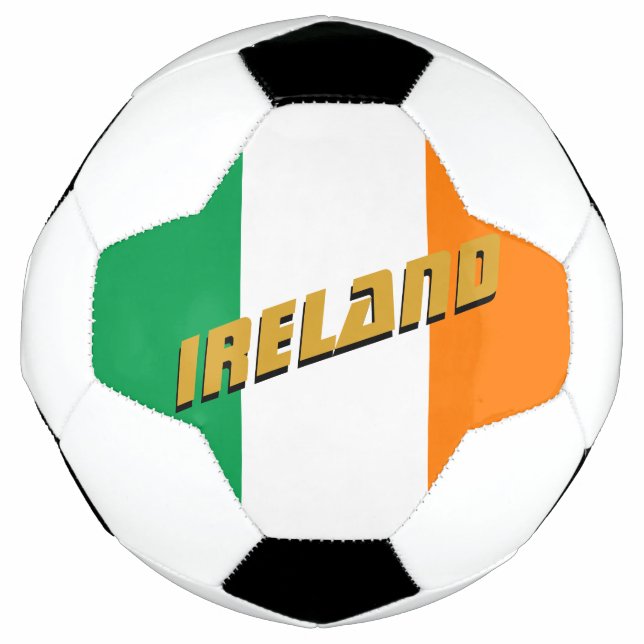 Irland Patriotic Football & Irish Flag Fußball (Vorderseite)