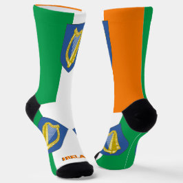 Irland Patriotische, Nachhaltige irische Flaggenso Socken