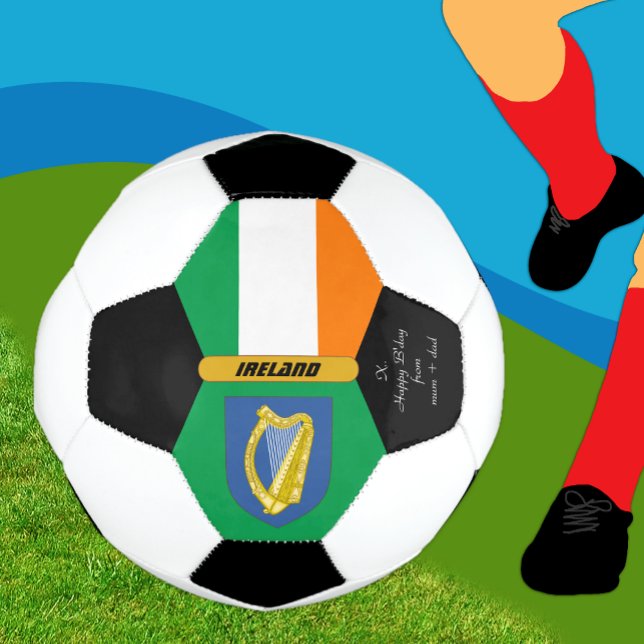 Irland Personalisiert, Flagge, Foto Fußball-Ball Fußball (Von Creator hochgeladen)