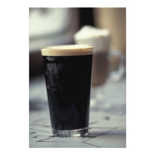 Irland. Pint of stout. Fotodruck