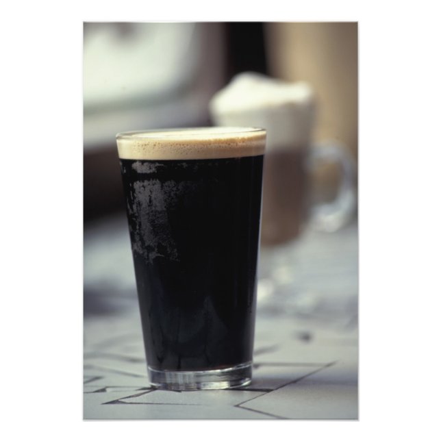 Irland. Pint of stout. Fotodruck (Vorne)