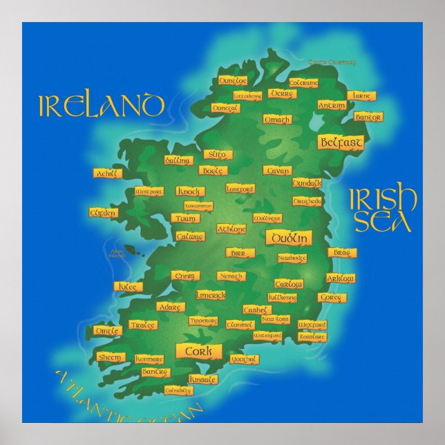 Irland Poster (Vorne)