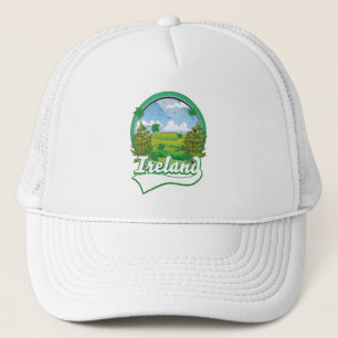 Irland Reiselogo Truckerkappe