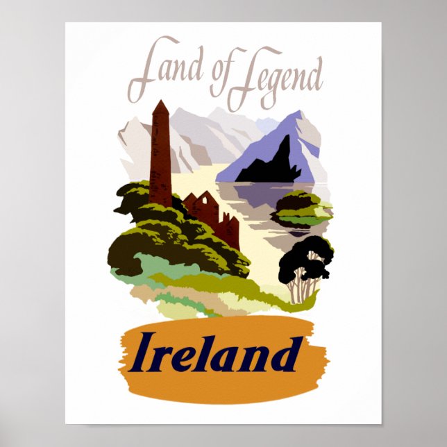 Irland Reiseplakat Poster (Vorne)