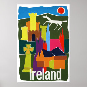 Irland Reiseplakat Poster