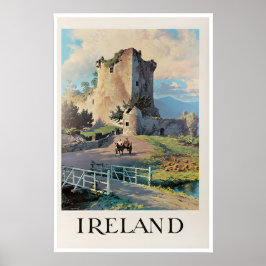 Irland Reiseplakat Wandkunst Druck Poster