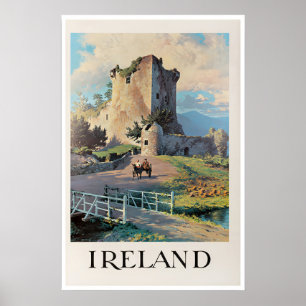 Irland Reiseplakat Wandkunst Druck Poster