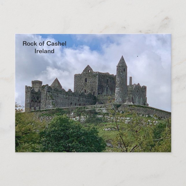 Irland, Rock of Cashel, Grafschaft Tipperary, Irla Postkarte (Vorderseite)