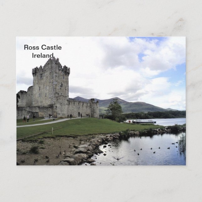 Irland, Ross-Schloss, Killarney, Kerry (a) Postkarte (Vorderseite)