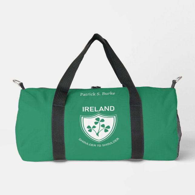 IRLAND Rugby - Irish Rugby Personalisiert Duffle Bag (Vorderseite)