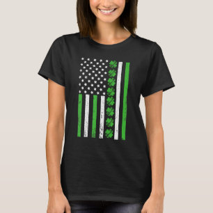 Irland Rugby Sport Usa Flag Kleeblatt St Patrick S T-Shirt