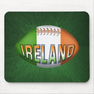 Irland-Rugbyball Mousepad