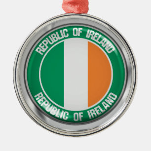 Irland Rundemblem Ornament Aus Metall