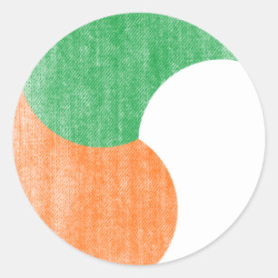 IRLAND RUNDER AUFKLEBER