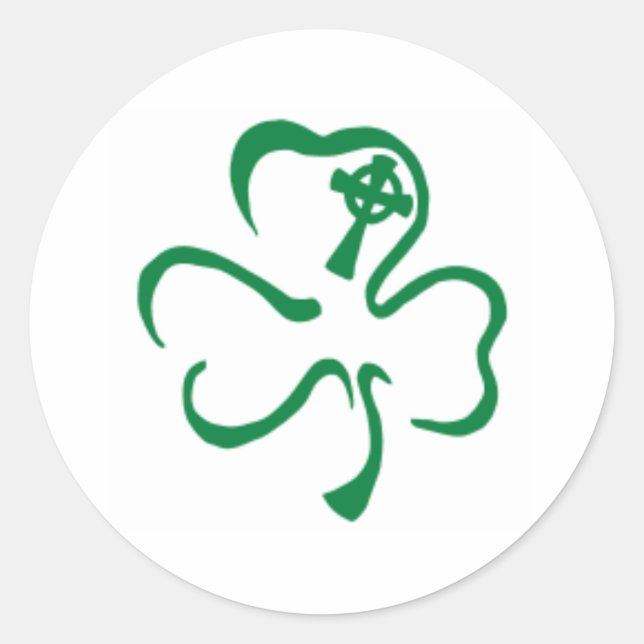 Irland Runder Aufkleber (Vorderseite)