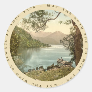 Irland-See mit Irish Proverb Sticker
