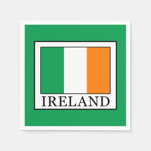 Irland Serviette (Vorderseite)