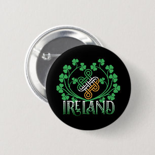 IRLAND SHAMROCK BUTTON