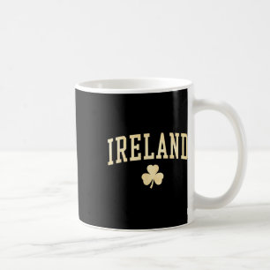 Irland Shamrock Kleeblatt Irisches Glück Grün Vint Kaffeetasse