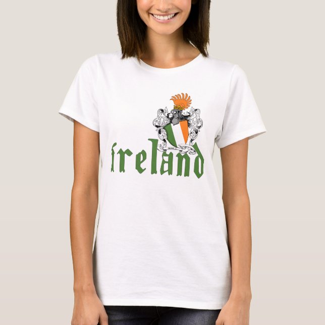 Irland Shield W T-Shirt (Vorderseite)