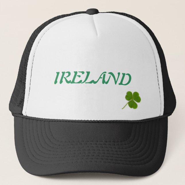 Irland Spitzenobergrenze Truckerkappe (Vorderseite)
