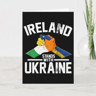 Irland steht mit der Ukraine Ukrainische Irische F Karte