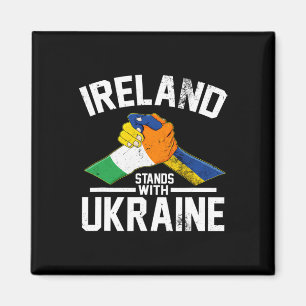 Irland steht mit der Ukraine Ukrainische Irische F Magnet