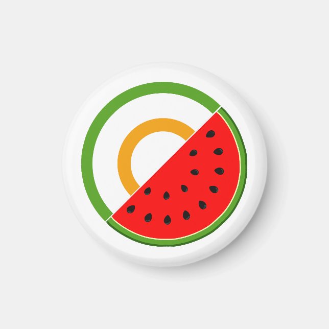 IRLAND STEHT MIT PALÄSTINA - Wassermelone Magnet (Vorne)