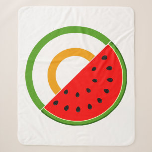 IRLAND STEHT MIT PALÄSTINA - Wassermelone Sherpadecke