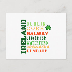 IRLAND SUBWAY-KUNST POSTKARTE