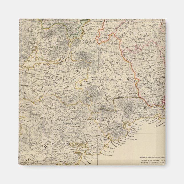 Irland Südlage Magnet (Vorne)