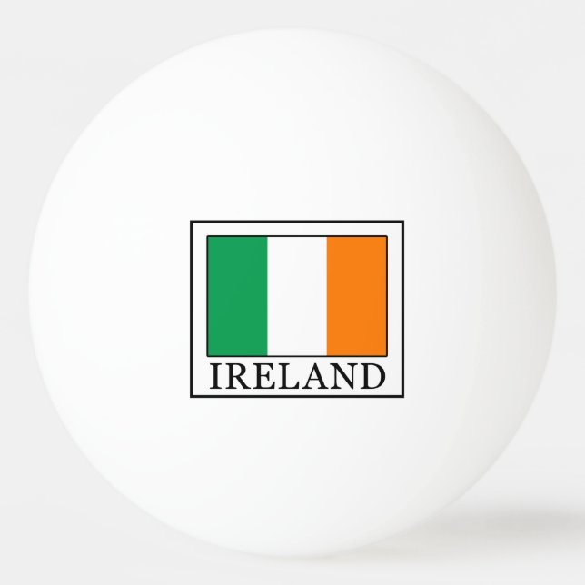 Irland Tischtennisball (Vorderseite)