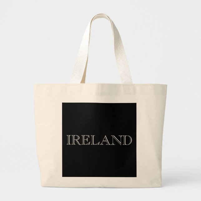 Irland Tragfähigkeit jtcent Jumbo Stoffbeutel (Vorne)