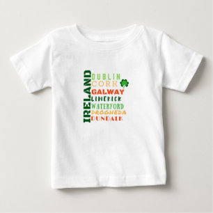 IRLAND U-BAHN-KUNST BABY T-SHIRT