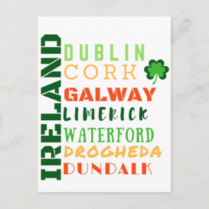 IRLAND U-BAHN POSTKARTE