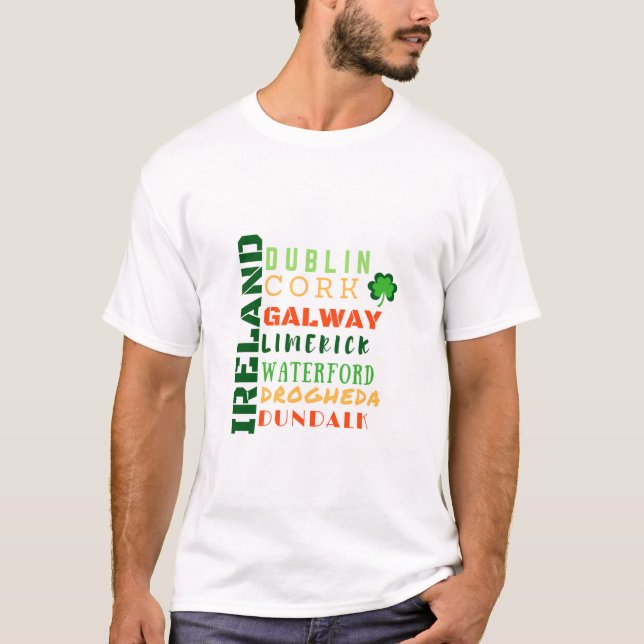 IRLAND U-BAHN T-Shirt (Vorderseite)