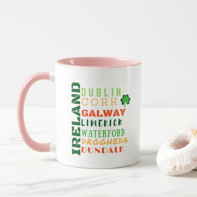 IRLAND U-BAHN TASSE (Mit Donut)