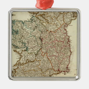 Irland und England Silbernes Ornament