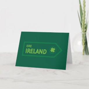 Irland-Verkehrsschild Karte