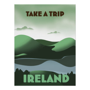 Irland Vintage-Reiseposter Poster