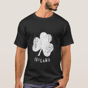 Irland Vintages Kleeblatt erschüttert Blick T-Shirt